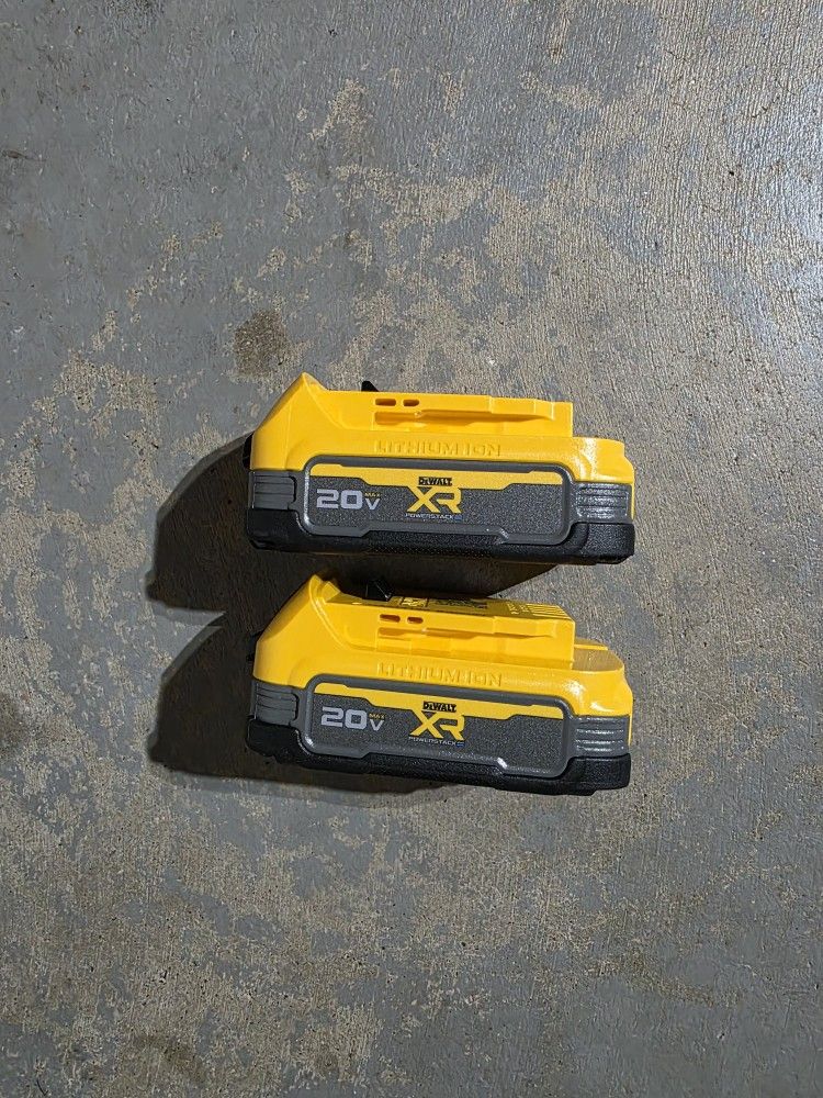 DeWalt 20Volt XR Power Stack Batteries 1.7AH