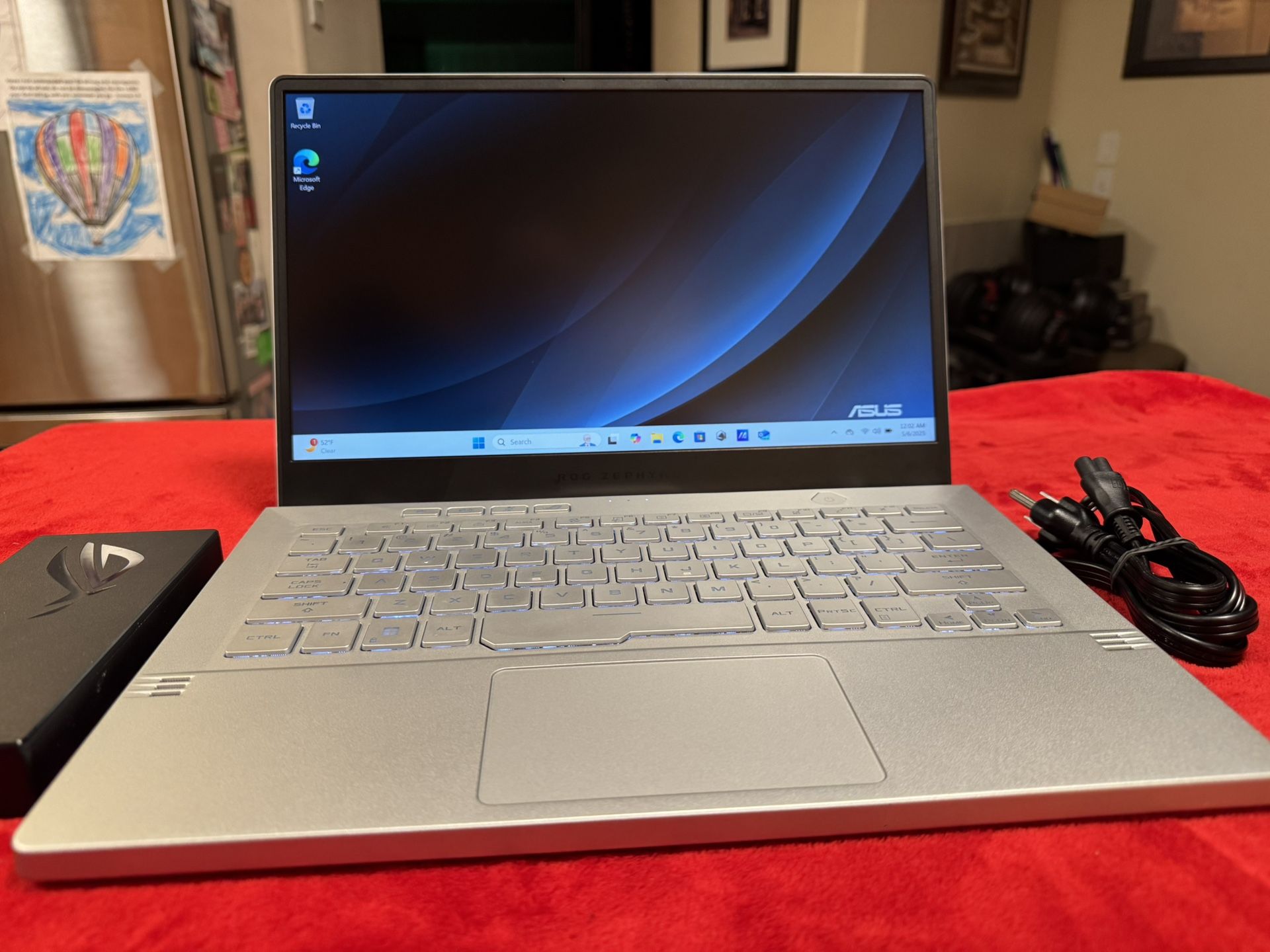 ASUS ROG Zephyrus G14, Ryzen 7 5800HS, GeForce RTX 3060, 40GB RAM (32GB+8GB), 144HZ, 512GB SSD