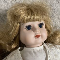 Vintage Heritage Mint Collection Porcelain Doll 16"