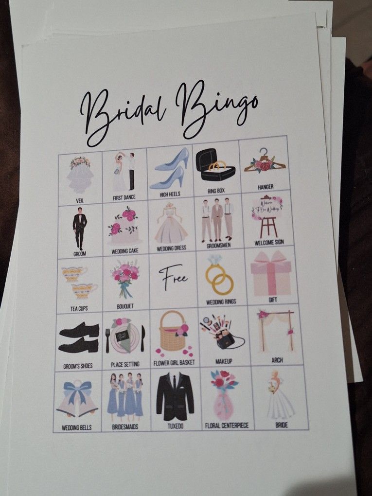 Wedding Bingo 