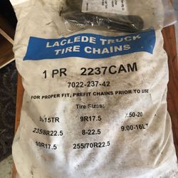 $60 Chains large Motorhome/semi tires  Brand New