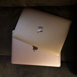 Rose Gold & Gold Macbook Air (12”)