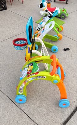 Baby Activity Walker with Basketball Hoop