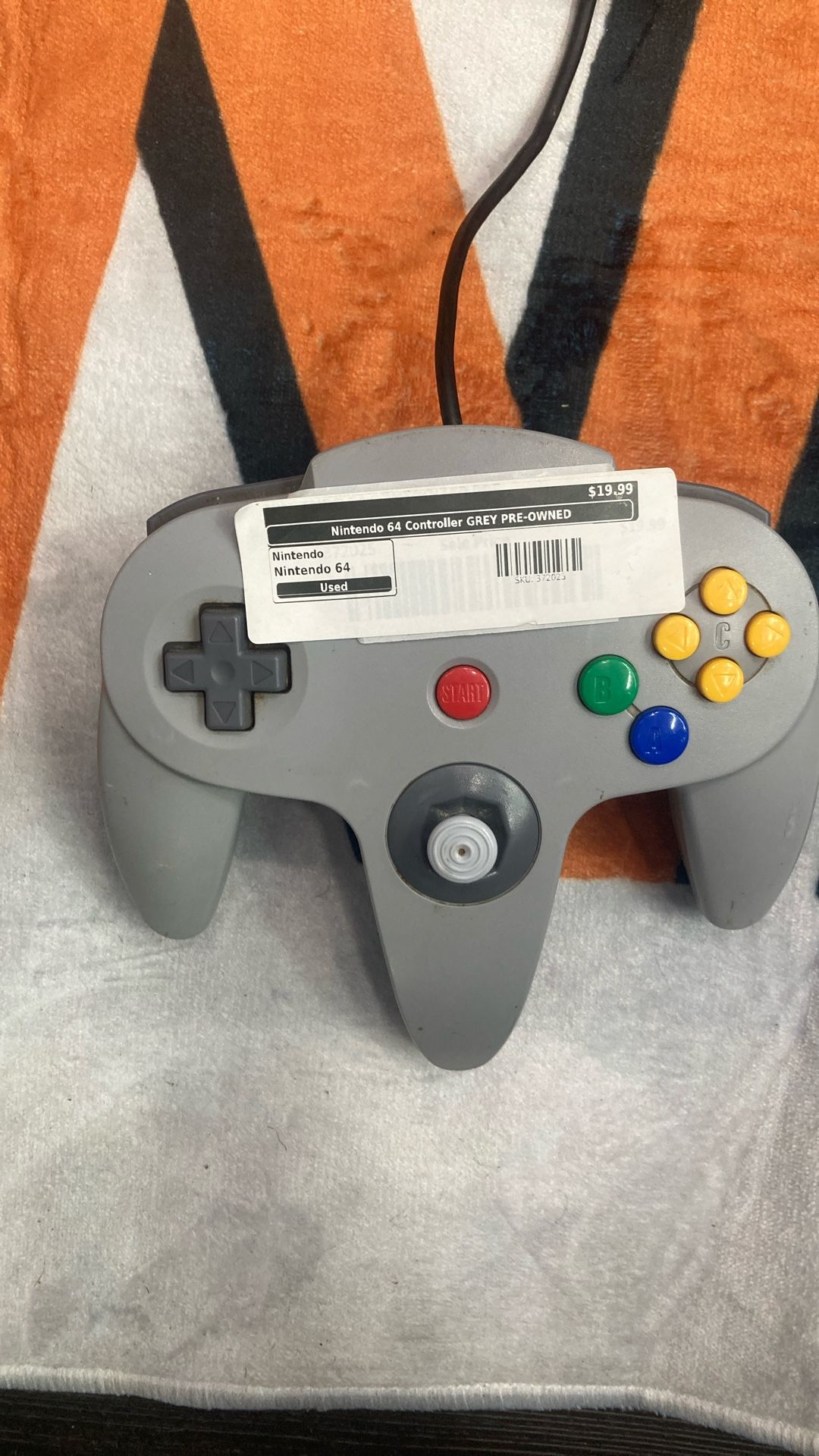 Nintendo 64 Controller Grey Pre Owned 