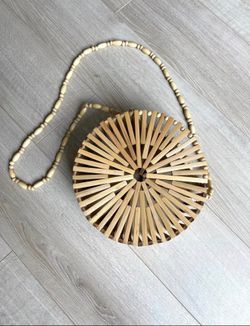 Handmade Round Bamboo Handbag