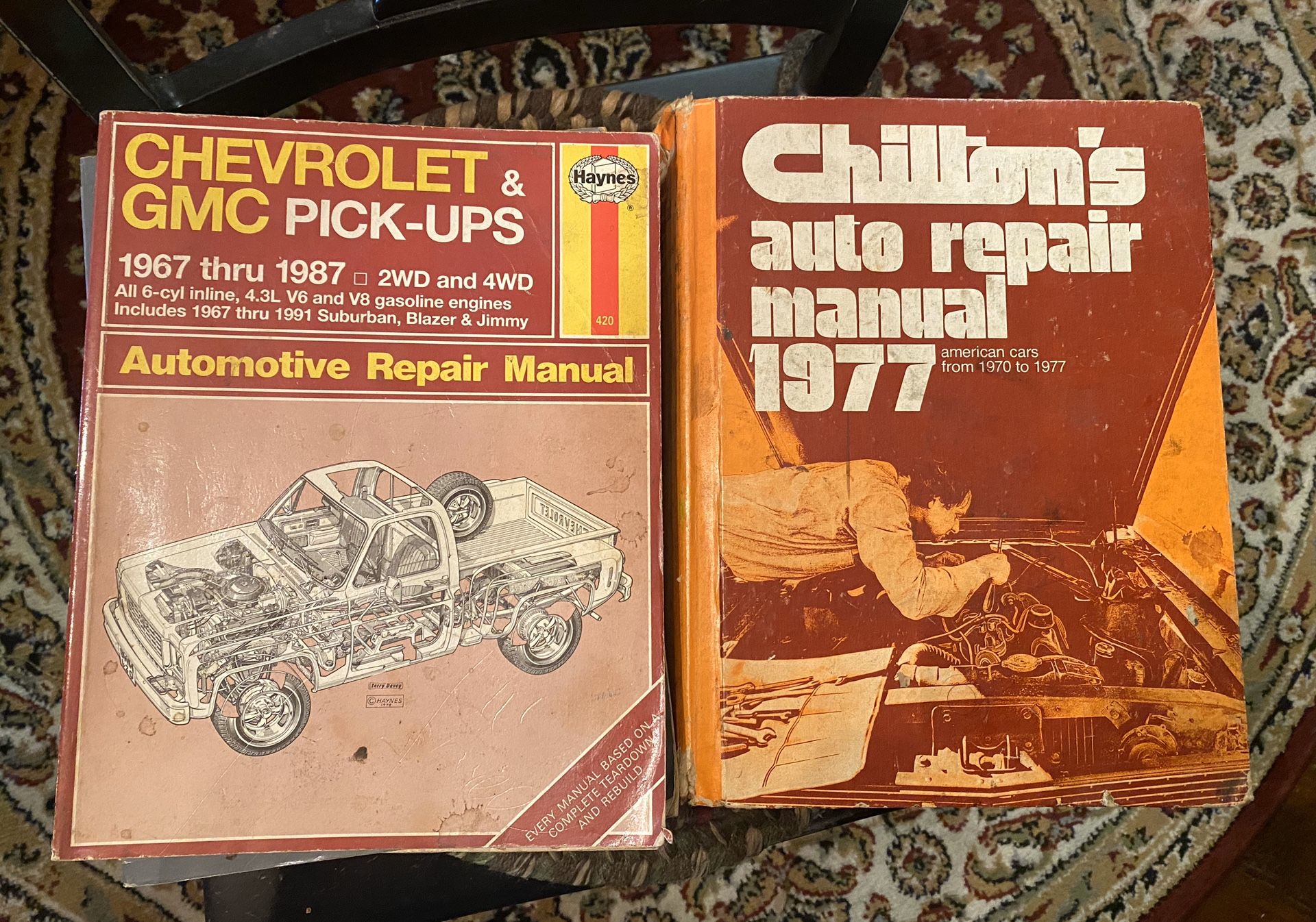 Free Service & Chilton’s manuals