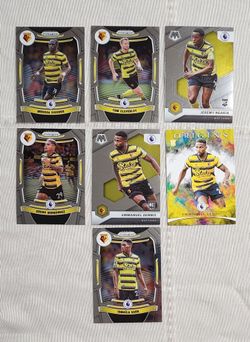 Watford Soccer Cards Bundle 7 Included