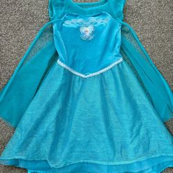 Halloween Costume Elsa Dress Size 6T 