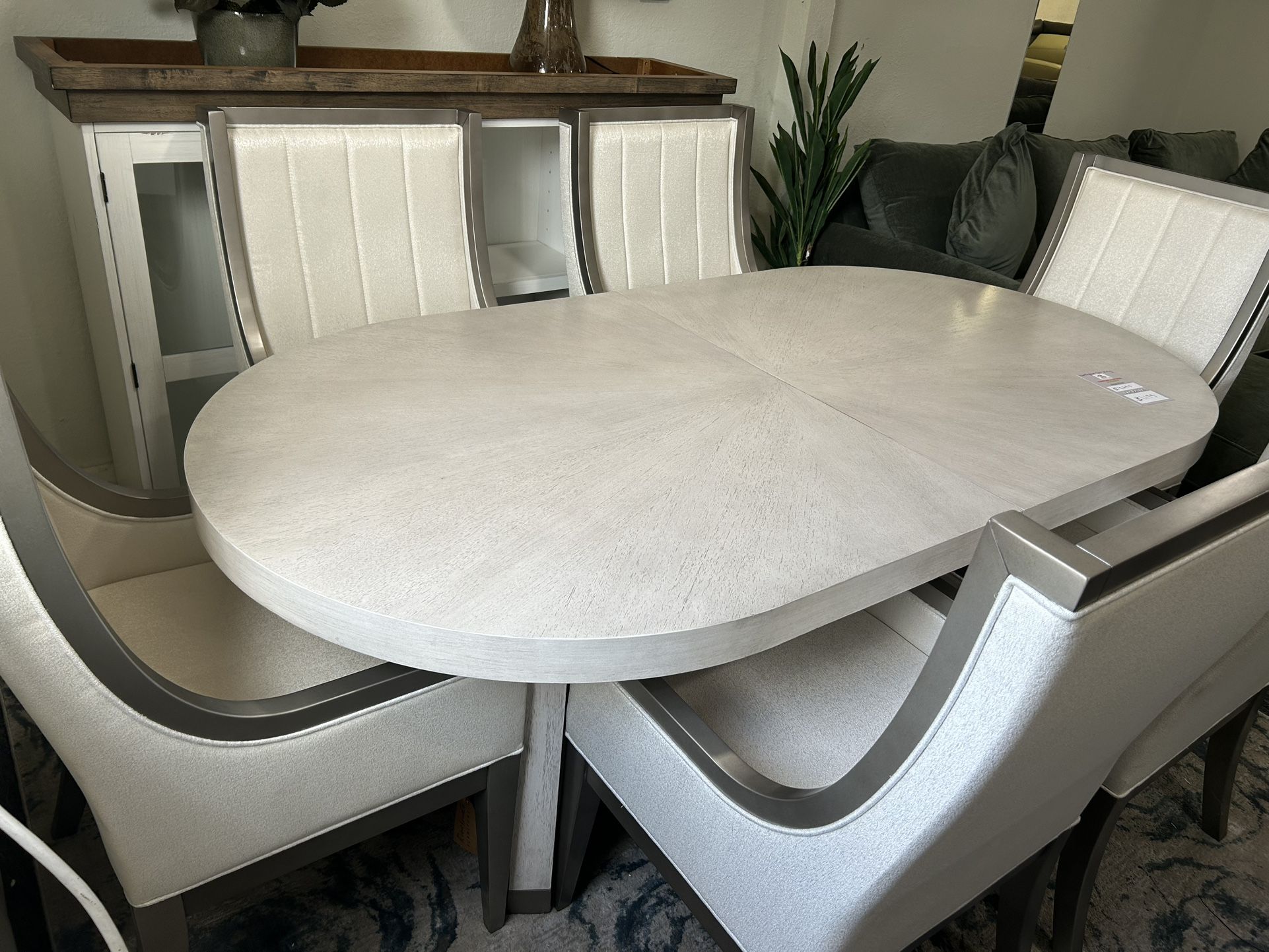 Furniture- 7 Pc Elegant Dining Set- Warlington