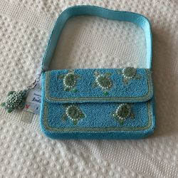 Turtle Beaded Bag