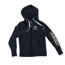 Charcoal Colorado University Boulder zip up hoodie