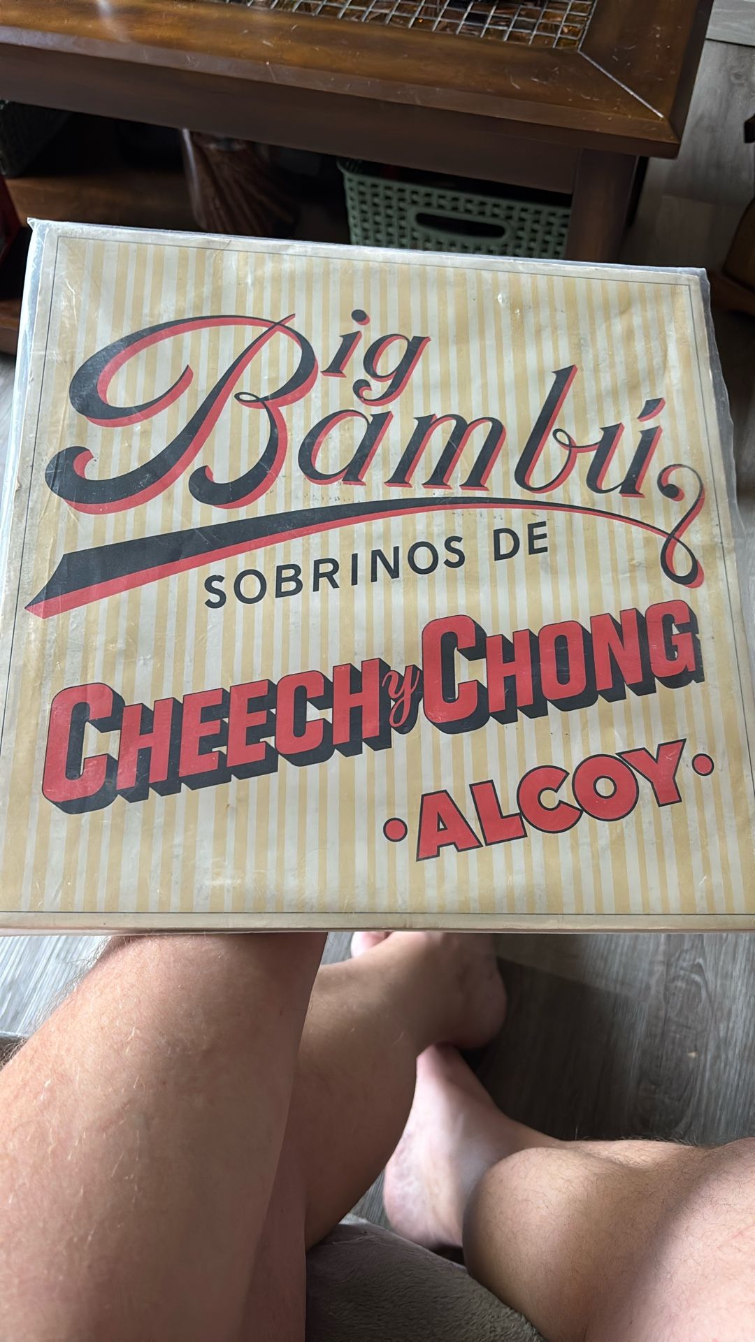 1972 Original Big Bambu Record With Rolling Paper