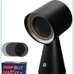 CIARRA Portable Range Hood - Black, Desktop Range Hood with 2 Speed Exhaust Fan, Detachable Aluminum Filter, Large Oil Collection Cup, Portable Kitche