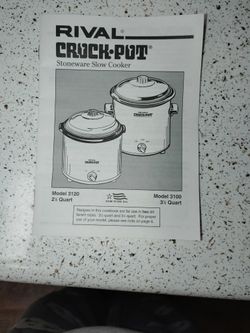 3 quart crock pot