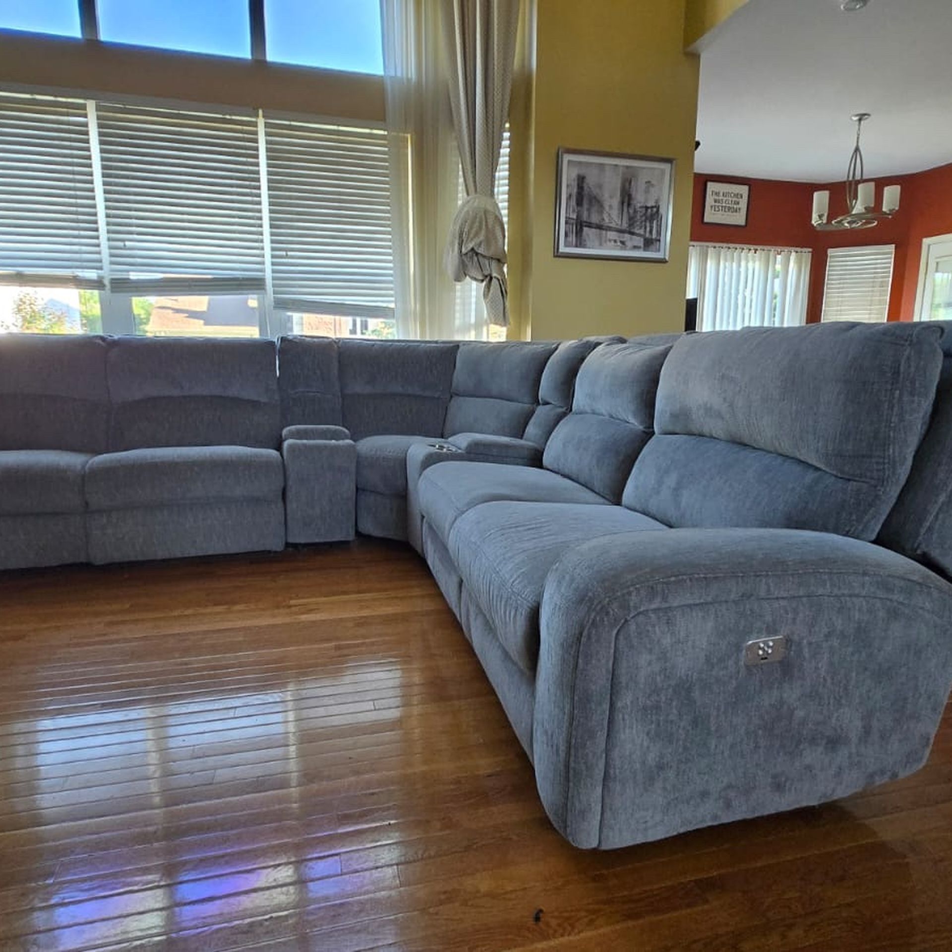 Living room sofa sectional set
