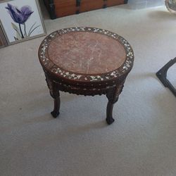 Inlaid Side Table
