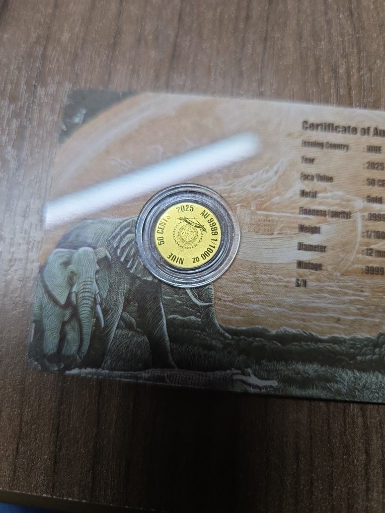 Noah's Ark Coin 24k Gold .9999 Fine