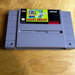 Super Nintendo / SNES - Tiny Toons Buster Busts Loose