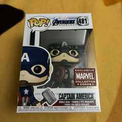 Captain America with hammer Funko pop