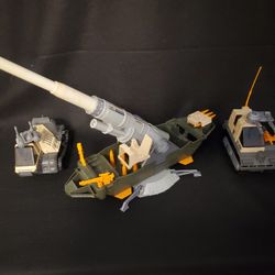 Vintage GI Joe Thunderclap with Long Range 1989 Near Complete with Driver