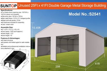 Portable metal building