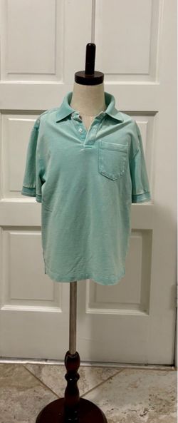Boys Blue Washed Collar Shirt Sz. S (6/7)