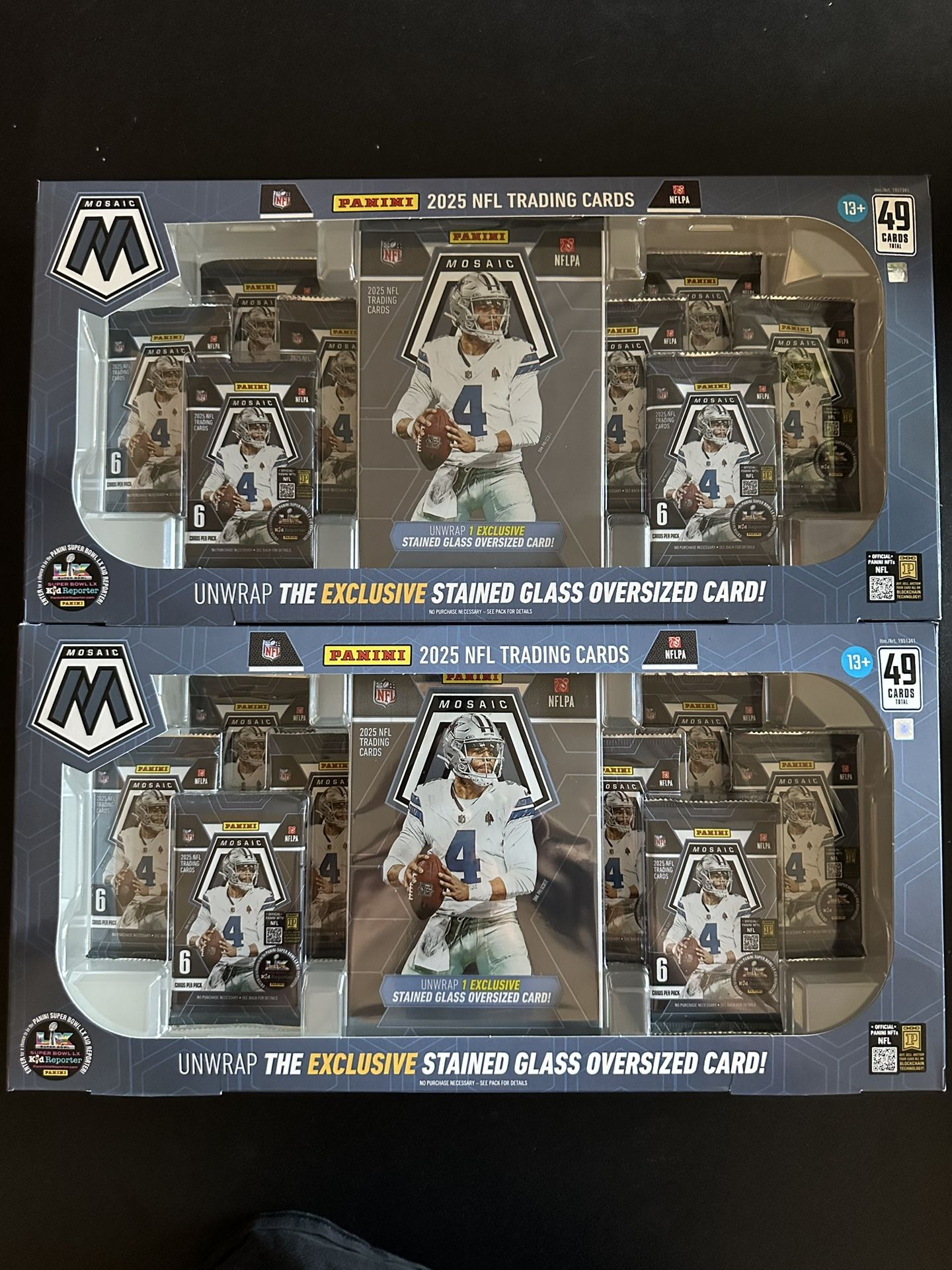 2025 Panini Mosaic Costco Exclusive Box With Jumbo Stained Glass!  