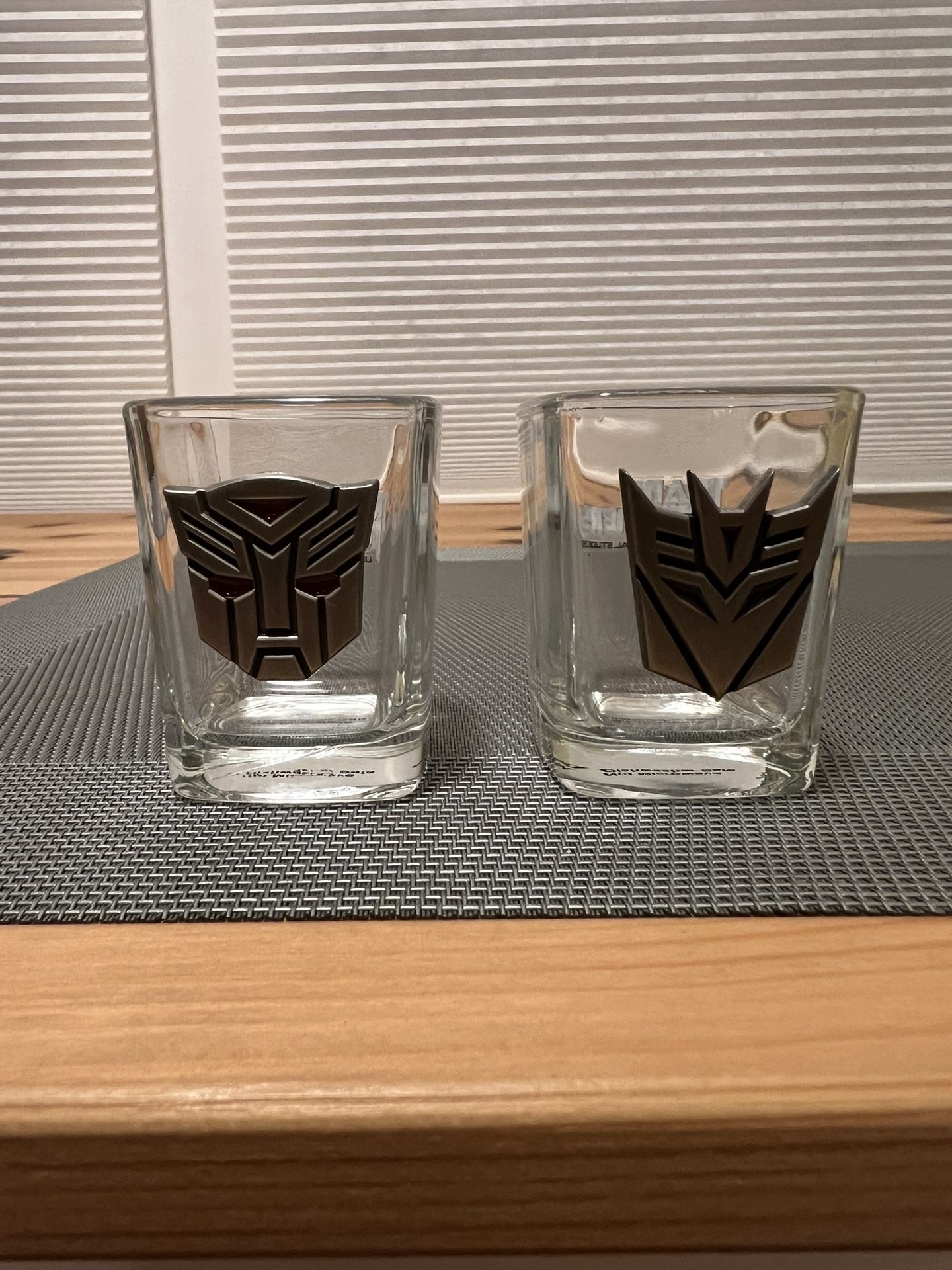 Transformers Shot Glasses