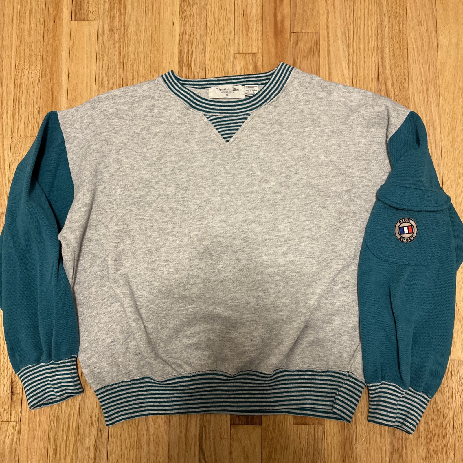 Vintage Christian Dior Monsieur Sweatshirt Pullover Size XL