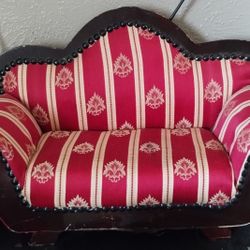 Antique Miniature Love Seat 