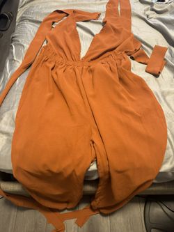 Rust/ Orange Jumpsuit 