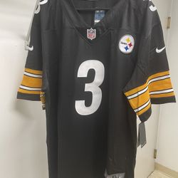 Pittsburgh Steelers Russell Wilson stitched Jersey message for size availability 