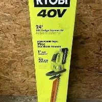 NEW RYOBI 40V 24 Inch Cordless Battery Hedge Trimmer KIT with 2Ah Battery & Charger