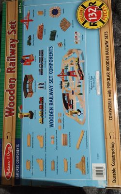 Wooden Railway Set