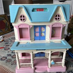 1993 90s vintage Fisher Price Doll House 