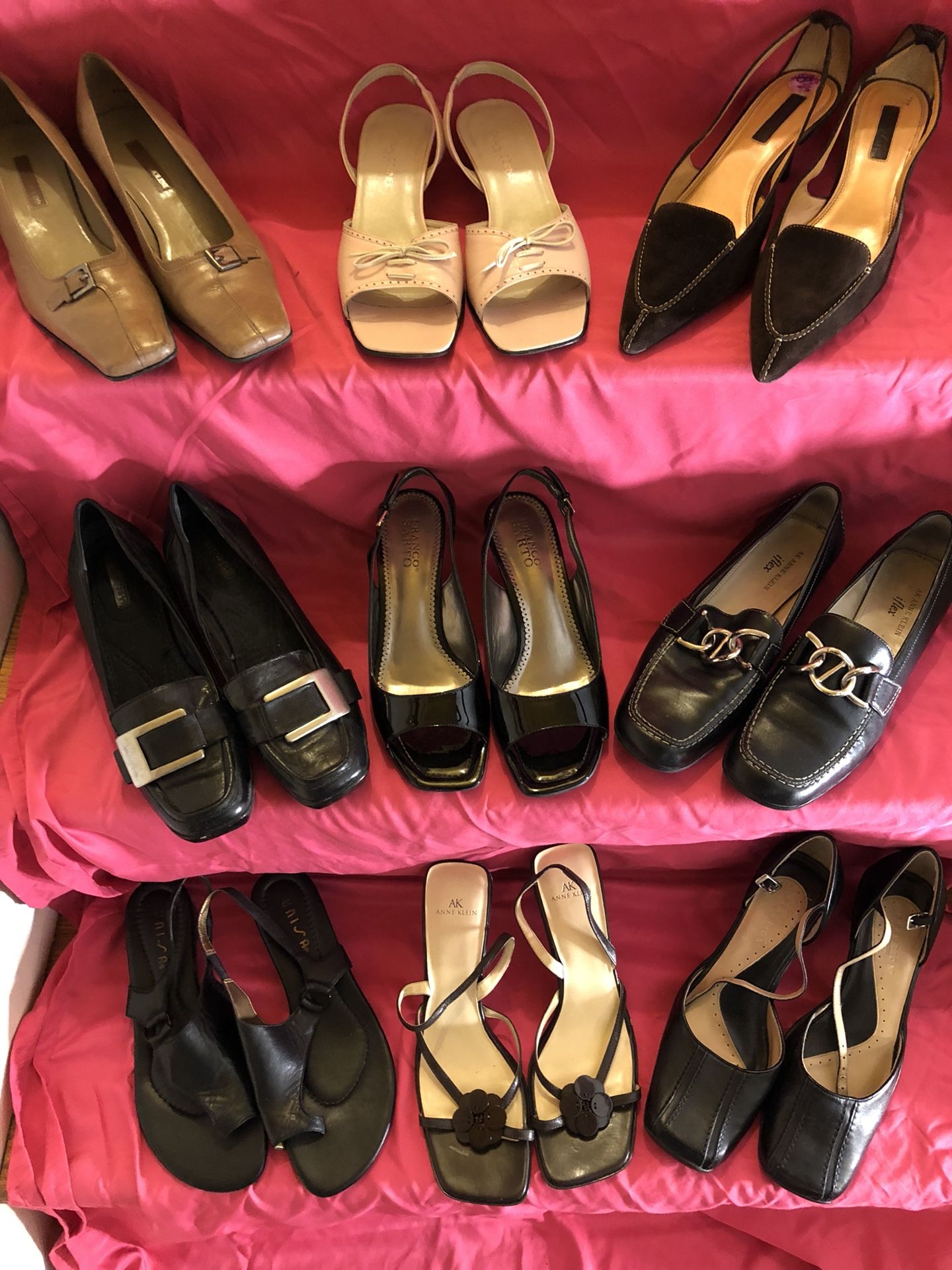 NEW AND GENTLY WORN WOMENS SHOES