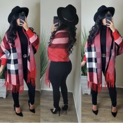 Deck The Halla Poncho (firm Price)