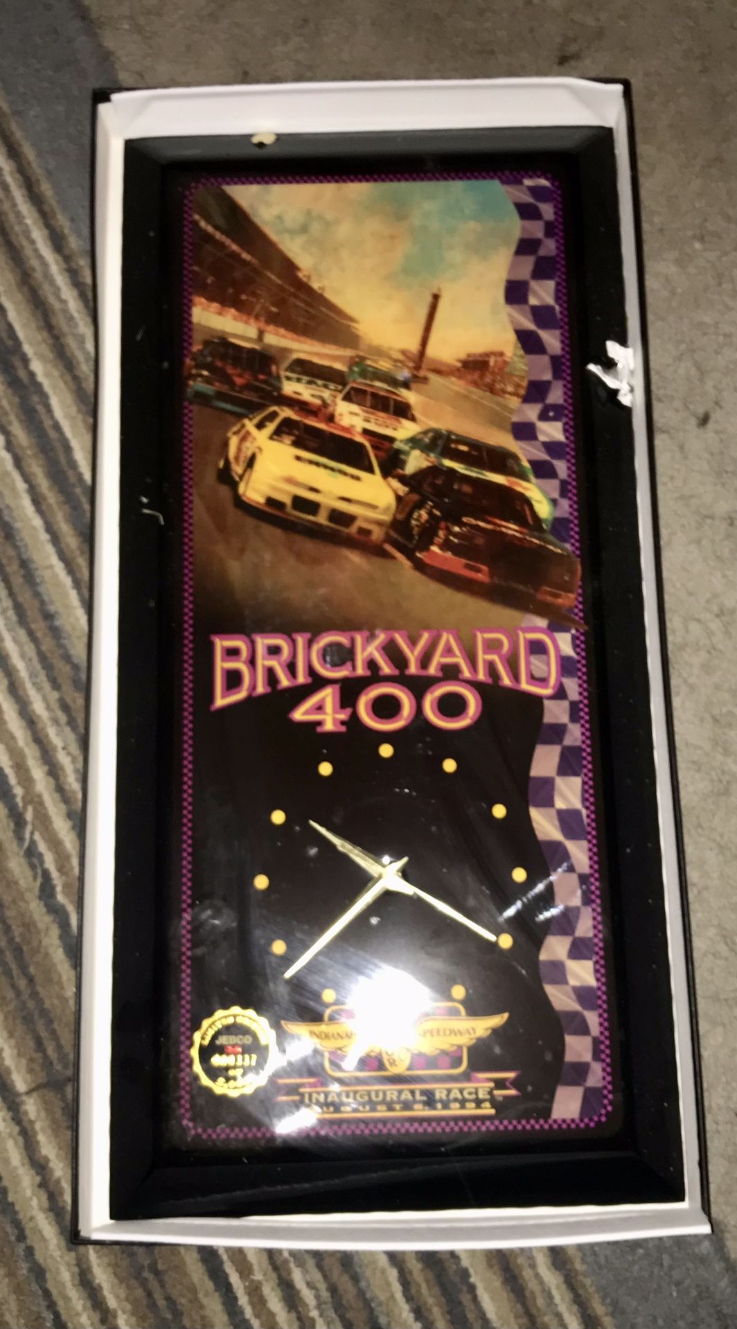 Brickyard 400 Inaugural Race August 6th 1994 Clock
