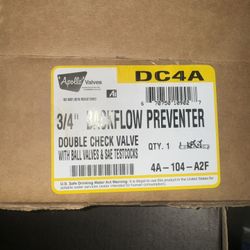 Doble Check Backflow