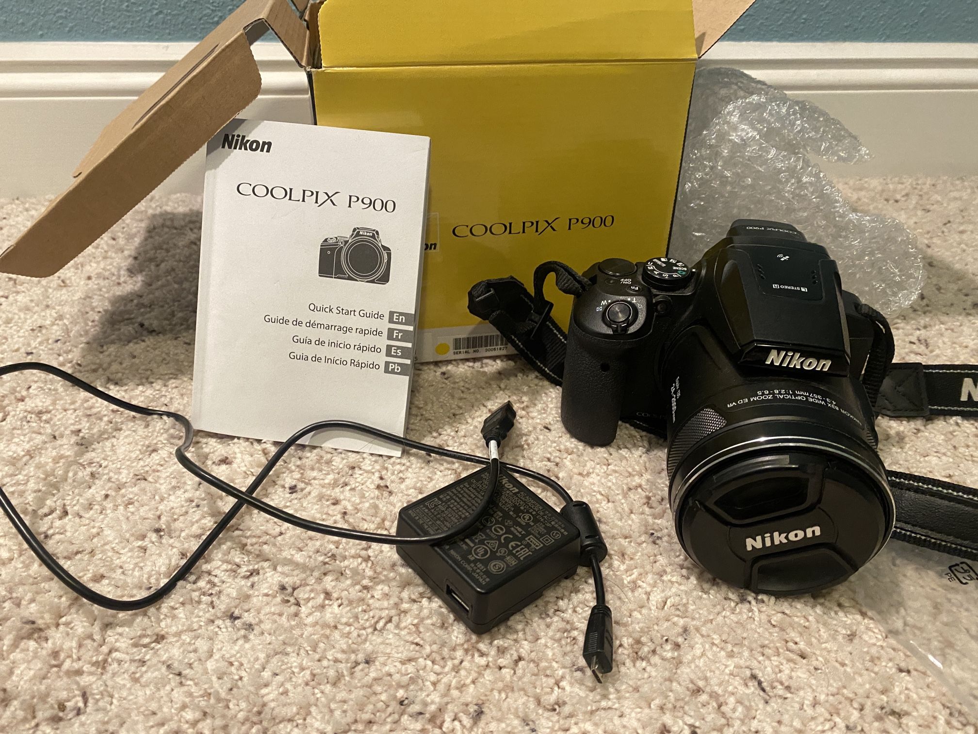 Nikon Coolpix P900. Pristine Condition With Original Box