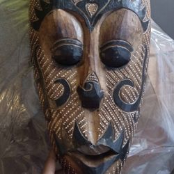 Handcrafted Wall Mask 10.5 w x 20.5 tall