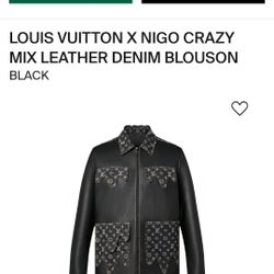 Louis Vuitton X Nigo Leather Denim Jacket
