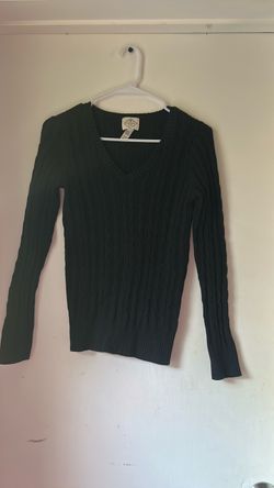 Woman’s knitted sweater, size S black