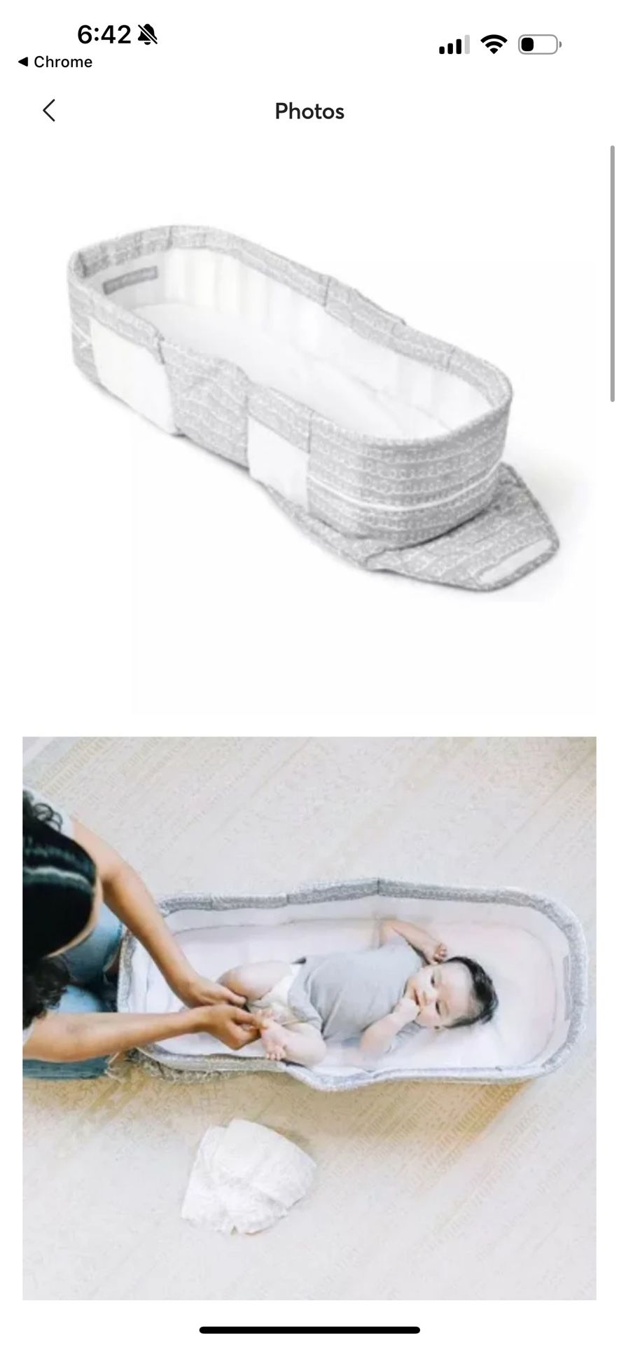 Baby Delight Snuggle Nest Harmony Portable Infant Lounger