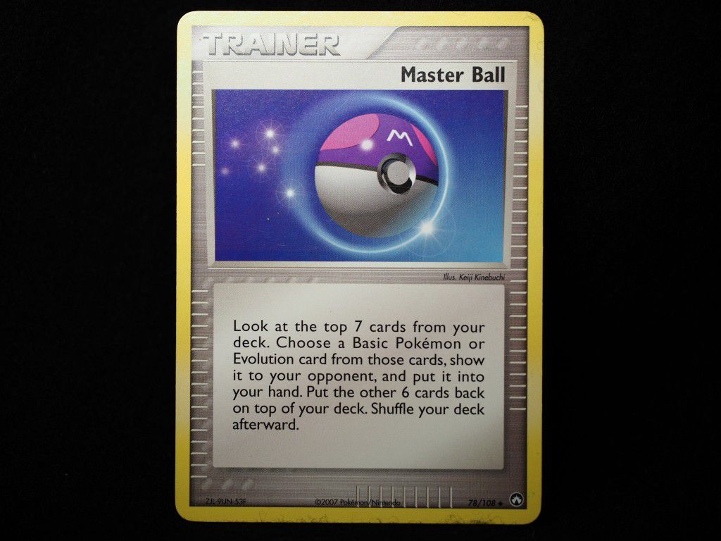 Pokemon Card - Master Ball