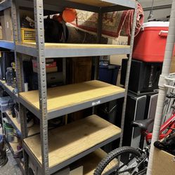 Sturdy Garage/Warehouse Shelving  unit for sale, i also have plasic shelves on sale 