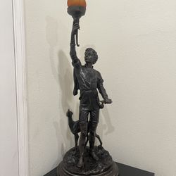 Antique Bronze Lamp 