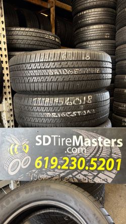 2 Bridgestone tires (235-60-18)