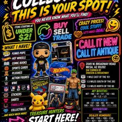 Pops, Funkos, Wwe, Action Figures, Comic Books , Hot Wheels, And Much More