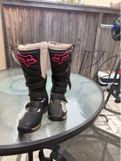 Dirt bike riding boots FOX